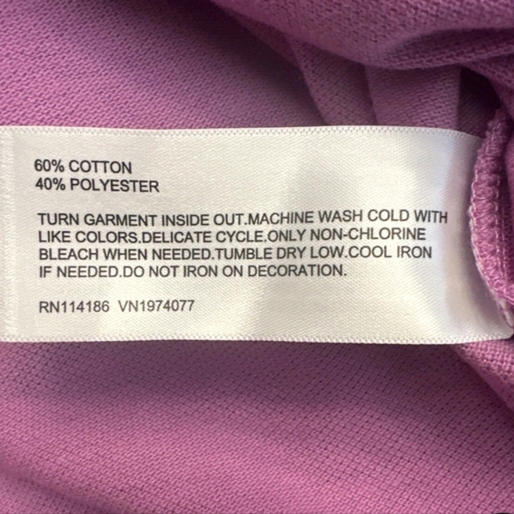 NWT Prince Prince Top Lilac Pinpointe Oxford Hi-Lo Cropped Pickleball XL - Picture 4 of 5